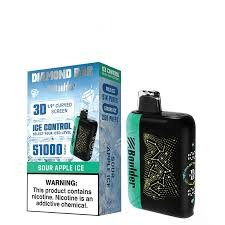 Sour Apple Ice - Boulder Diamond Bar Ice Control - 51K Puffs - Disposable Vape