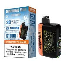 Strawberry Banana - Boulder Diamond Bar Ice Control - 51K Puffs - Disposable Vape