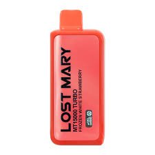 Frozen White Strawberry – LOST MARY MT15K TURBO Disposable Vape