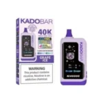 Grape Ice – Kado Bar NI 40K Puffs – Ice+Nic Control – Disposable Vape