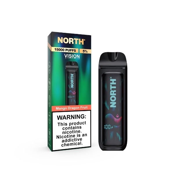 MANGO DRAGON FRUIT - NORTH VISION 15K PUFFS - DISPOSABLE VAPE
