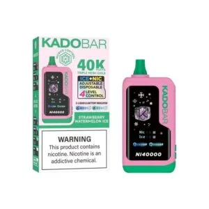 Strawberry Watermelon Ice – Kado Bar NI 40K Puffs – Ice+Nic Control – Disposable Vape