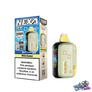 White Gummy Vape -Nexa Pix 35000 Puffs - Disposable Vape