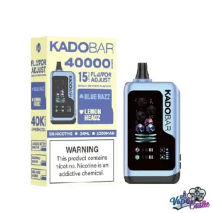 Blue Razz + Lemon Headz - Kado Bar NI 40K Puffs – Ice+Nic Control – Disposable Vape