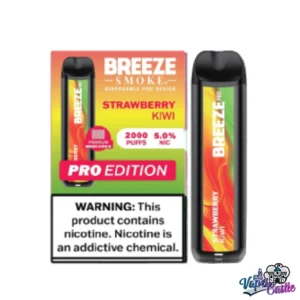 Buy Strawberry Kiwi Breeze Pro 2000 Puffs Disposable Vape