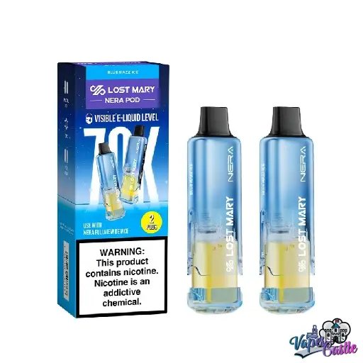 Buy Blue Razz Ice Lost Mary 70K Puffs Pod | Vapes Castle