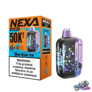 Buy Blue Razz Ice Vape – Nexa Ultra II 50000 Puffs | Vapes Castle