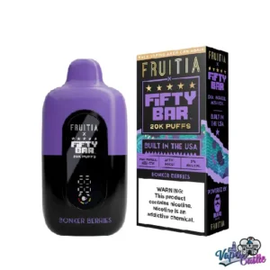 Buy Bonker Berries Vape – Fruitia x Fifty Bar 20k Puffs | Vapes Rambo