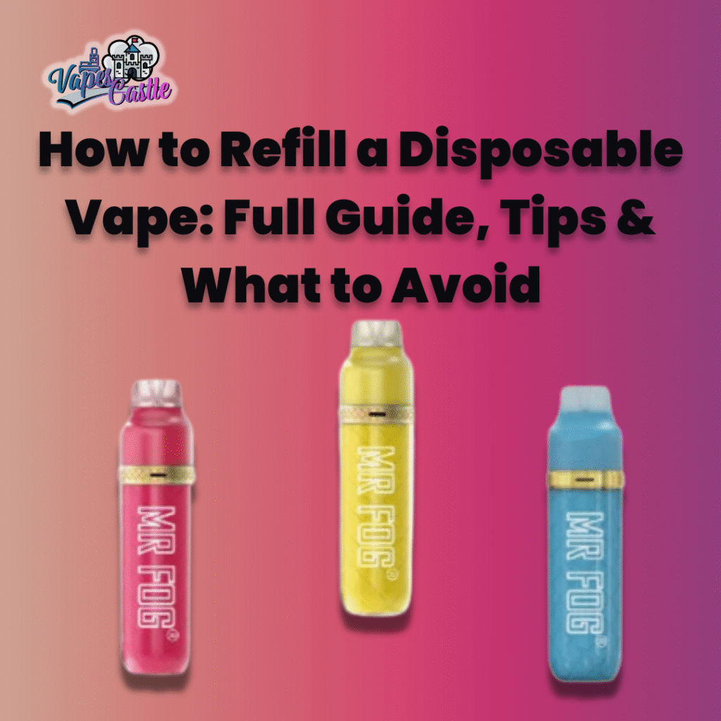 How to Refill a Disposable Vape: Full Guide, Tips & What to Avoid