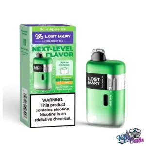 Buy Sour Apple Ice Vape – Lost Mary Ultrasonic 35k Puffs | Vapes Rambo