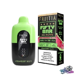 Buy Strawberry Beltz Vape – Fruitia x Fifty Bar 20k Puffs | Vapes Rambo