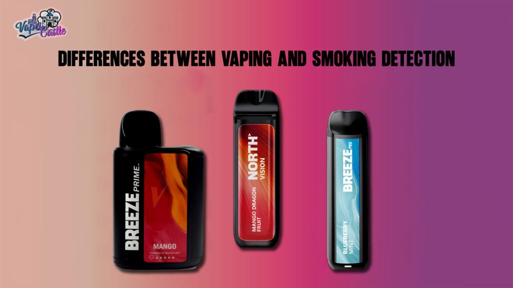 Differences Between Vaping and Smoking Detection