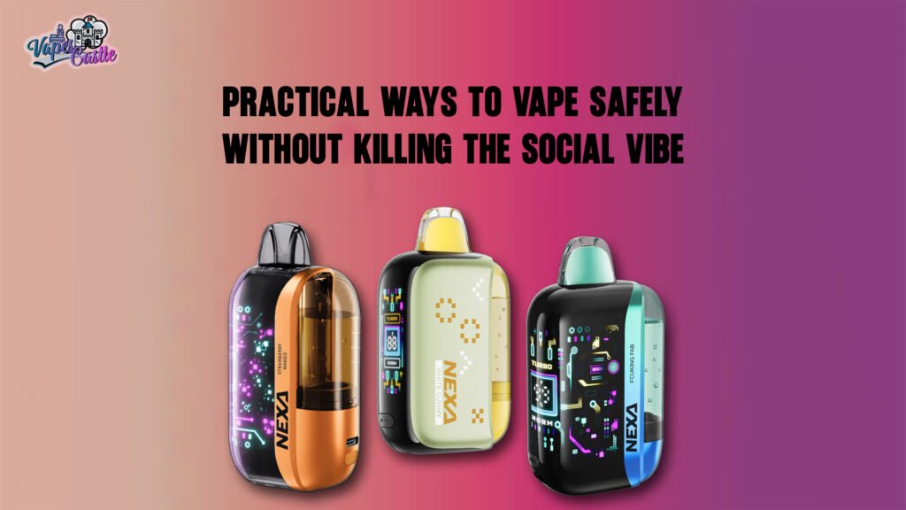 Practical Ways to Vape Safely Without Killing the Social Vibe