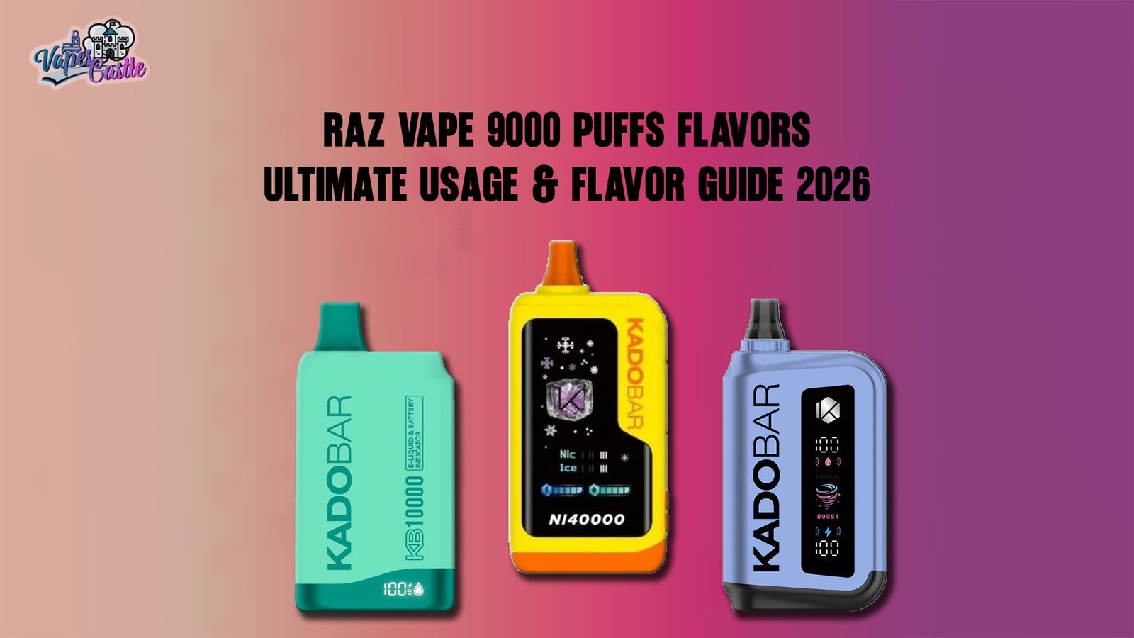 Raz Vape 9000 Puffs Flavors Ultimate Usage & Flavor Guide 2026